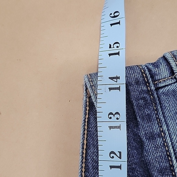 Old Navy, Size 0, High Rise Slouchy Straight Jeans, Button Fly, EUC - Picture 5 of 12